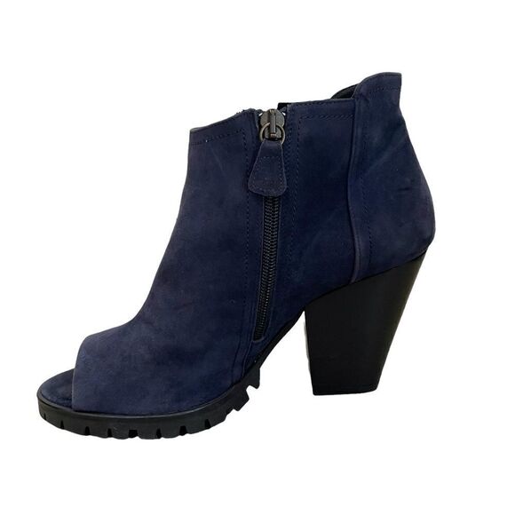 Sapena Spain Chunky Sole Peep Toe Booties - Picture 2 of 8